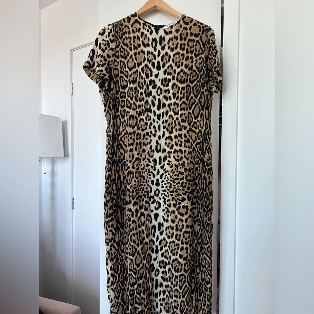 Leopard Print Maxi Dress